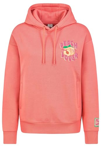 Sublevel Damen Hoodie mit Aufdruck Spread Your Love Wherever You Go | Baumwolle | Normal Fit | Kapuze | bedruckt | wärmend | Ohne Verschluss | sportlich-Style | ideal für Streetwear