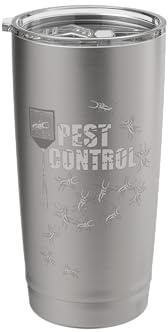 Insect Swatter Pest Control Bug Killer Exterminator Stainless Steel Insulated Tumbler