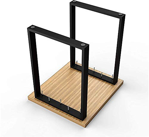 homewell 2 Stück Tischfüsse Tischbeine Metall, Heavy Duty Möbel Beine, Möbelfüße, Tischkufen DIY, Tischfuß Loft, Industriestil für Couchtisch, Esstisch, Schreibtisch, 72 * 80cm