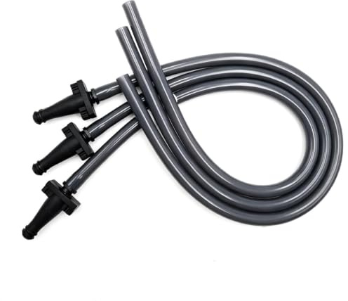 Tuyau à Lait pour Siemens EQ9 EQ500 EQ700 EQ.900 Bosch Neff S500 S700 Machine Café, 37cm Tube Silicone Tuyau Flexible Noir pour Mousse de Lait et Entretien