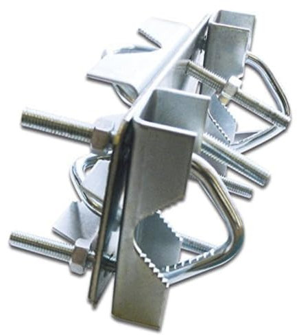 Metronic 450351 Accessoire de fixation Fixation Universelle en croix de mat acier galv pour mat D20 a 50mm