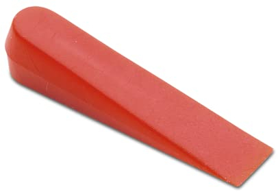 RUBI | Cuñas de Alicatado Rubi | Cuñas Niveladoras para Azulejos | 7.5 mm | 500 unidades | Material sin Imperfecciones ni Rebabas | Color Rojo