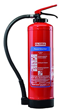 Gloria W6EASY Wasserfeuerlöscher 6l Brandklasse: A Inhalt 1St.