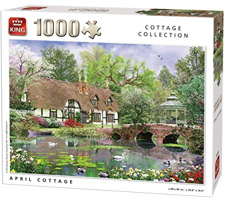 King Puzzle Cottage 1000 Teile – April Cottage