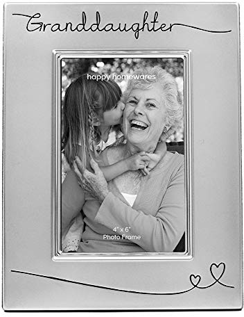 Haysom Interiors Juliana Photo Frame 2 tone Silverplated Granddaughter