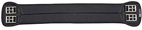 HyCOMFORT Neoprene Dressage Girth - Black - 18 inch