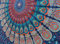 Popular Handicrafts Wandteppich, Hippie, Elefant, Mandala, Bohemian, Hippie, aufwendig, indischer Wandteppich, 140 x 210 cm, Mitternachtsblau