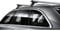 Audi 8W9071151 Dachträger Grundträger Tragstäbe Dachgepäckträger für A4 Avant, Silber/Schwarz