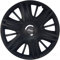 Auto-Radzierblenden Maximus Black B, 33 cm, 35,6 cm, 38,1 cm, 40,6 cm (13 / 14 / 15 / 16 Zoll), Radkappen, Schwarz, 4 Stück