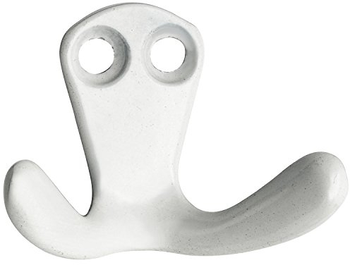 SIRO 1134/PB1 Doppelhakerl Hapi Breite 44 mm, Höhe 33 mm, Aluminium weiß beschichtet
