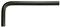 KS Tools 151.2639 Clé mâle brunie courte 6 pans 7/32''