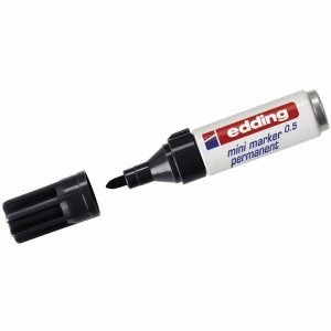 Edding Permanentmarker edding mini 0.5 VE=10 Stück schwarz