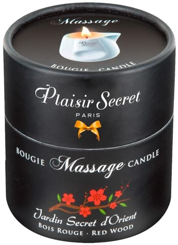Fremdlabel Massage Candle Red Wood, 80 ml