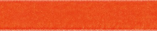 Berisfords Velvet Ribbon Capucine 56mm - Nylon Craft Ribbon for Sewing, Gift Wrapping and Hair Accessories