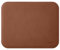 eglooh - Herms - Mauspad aus Leder Orange Braun cm 25x20 - Mousepad für Schreibtisch und Büro, handwerkliche Nähte und abgerundeten Kanten - Made in Italy