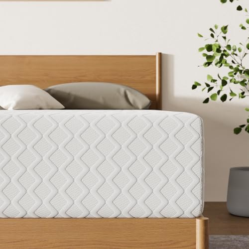 Ashley Furniture Signature Design - 10 inch Chime Express Memory Foam Mattress - Bed in a Box - Full - White