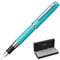 PLATINUM Procyon PNS-5000#52 Fountain Pen/Nib Thicknesses: Fine/Colour: Turquoise Blue/Handmade/with Gift Box/Fountain Pen, Pack of 1