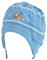 maximo Jungen Baby-Mütze Winter hellblau kleines Mammut, Gr. 39 (39)