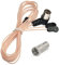 Bingfu FM Radio Antenna with Adapter 75 Ohm 1.7m/5.57ft and TV Male to F Male Connector for Onkyo Sherwood Yamaha Marantz Pioneer Oenon Panasonic Radio
