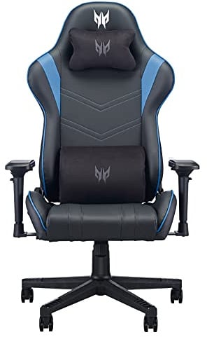 Acer Sedia da Gioco, Nero/Blu, 1290x600x570mm