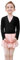 Kinder Ballett Wickeljacke Gymnastik Tanz Ballettjacke Lange Ärmel Tanztops für Mädchen