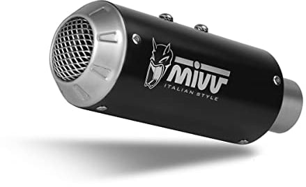 MIVV Komplettanlage 1x1 STANDARD MK3 Edelstahl schwarz kompatibel mit HONDA CB 125 R 125 ccm ab Bj. 21