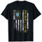 USS Nimitz CVN-68 Flugzeugträger Veteranenflagge Veteranen Day T-Shirt