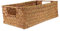 Levemolo Mimbre Cómoda De Estante para Escritorio Cestas Cuadradas para Almacenamiento De Basura Tejida De Baño Cesta De Libros Caja De Contenedores De Almacenamiento