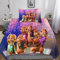 BARDYS Alvin and The Chipmunks Bettwäsche Bettbezug Set, Set Teilig Bettbezüge Mikrofaser Bettbezug Mit Reißverschluss Und Kissenbezug Single（135x200cm）