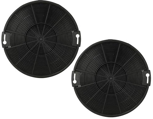 vhbw 2x filtro a carboni attivi compatibile con Electrolux EFC60151K, EFC60151W, EFC60151X, EFC90151K, EFC90151X, EFG315S, EFG317S cappe aspiranti -