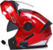 Integrierter Modularer Motorradhelm Mit Bluetooth, ECE/DOT-Zugelassener Doppelvisier-Motorradhelm, Winddicht, Für Erwachsene, Männer Und Frauen, Klapphelm E,XL =61-62cm