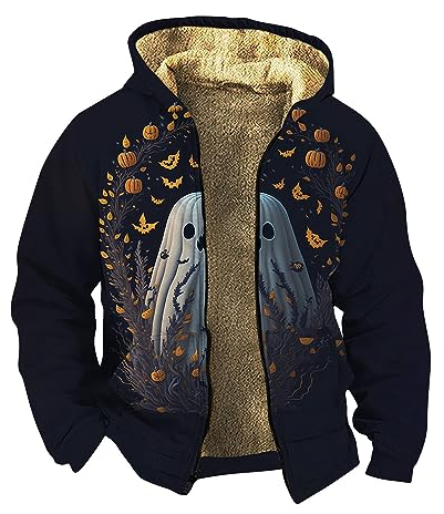 KONG JIMFAN Sweatjacke Herren Sixpack Shirt Sweatshirt Fahrrad Stehkragen Jacke Oversized Sweatjacke Wintermantel Herren Sportshirt Herren Motorrad Pullover Winter Jacken Für Herren(Black,S)