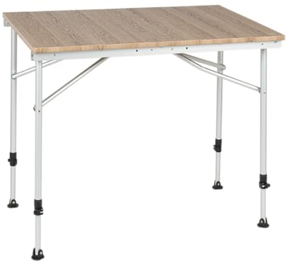 TravelLife Campingtisch Sorrent Ausziehbar Honeycomb Braun 80/110/140cm