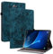 Funda para tablet Samsung Galaxy Tab A 10.1 (2016) SM-T580 T585 de 10.1 pulgadas, ajuste multiángulo, funda de TPU + piel sintética [rosas y mariposas] - 06