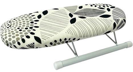 DimyFew Tabla de Planchar, Tabla de Planchar, Tabla de Planchar, Tabla de Planchar Plegable para Viajes, patrón de geometría