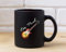 TYCLTY Les Paul Mug Gibson Music Legend Guitare électrique Gibson Cadeau Café ou Thé Tasse en céramique Noir 325 ml, BZ305