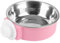 Rumyve 2-in-1 Dog Cage Hanging Bowls,Water Bowl For Dog Crate,Removable Stainless Steel Hanging Pet Cage Bowl Food & Water Feeder Coop Cup for Cat