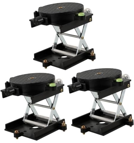 OSALADI 3st Aufzugsebene Labor-scherenhebebühne Labor Scherenhebebühne Jack-plattform Laborhubtisch Laborbuchse Laborheber Scherenständer Hubtischständer Labor-hebebühne Plastik