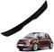 KizmiQ Auto Heckspoiler,ABS Dachspoiler Kofferraum Kofferraumspoiler für Fi-at 500 Lippe Styling Spoiler Flügel Tuning Zubehör,A/Black