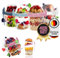 WoonFux® Premium 4er Set Müslibecher to go - 500 ML - Spülmaschinenfest - 2 Kammern Joghurtbecher to go - Praktischer Müsli to go Becher - BPA Frei - Genieße Müsli und Joghurt unterwegs