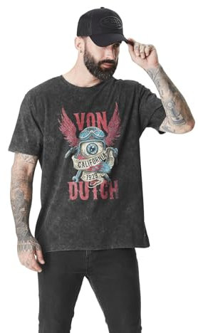 Tee Shirt Homme 100% Coton, T-Shirt Homme Kart, Col Rond & Regular fit S