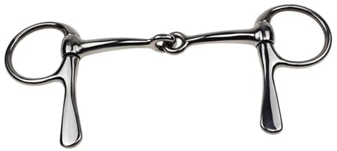 perfk Pferdegebiss-Mund-Trense, Gebiss-Ausrüstung aus verschleißfestem Metall, Trense-Werkzeug für das Pferdetraining für Outdoor-Sportarten, Reitausrüstung