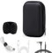 OQKAHIV 1 pcs Organizador Cables Viaje y 1 brida para cables, Bolsa Organizadora Impermeable, Estuche Cables para Accesorios Electrónicos Pequeños, funda protectora de viaje bolsa de almacenamiento