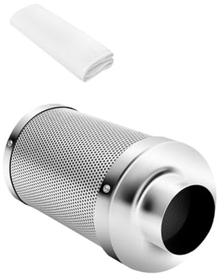 MOBUTOFU Activated Filter for Indoor Plants Odor Scrubber Duct Fan Carbon Filter for Grow Tent Use