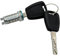 ORICNPART Cilindro Serratura Porta Con Chiavi Compatibile Con Fiat 500 2007-2022 Compatibile Con Fiat Punto 188 1999-2010 OE 71771348 Gruppo Serratura Porta Veicolo