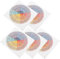 GARVALON Feeling Wheel Sticker Set for Adults 5pc Emotion Chart Decals for Laptop Phone
