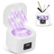 Ultraschallreinigungsgerät, 490000Hz UV Ultraschallreiniger 340 ml Dental Pod Ultrasonic Cleaner für Zahnersatz, Retainer, Aligner Zahnschiene, Prothesen, Schmuck mit digitalem Timer