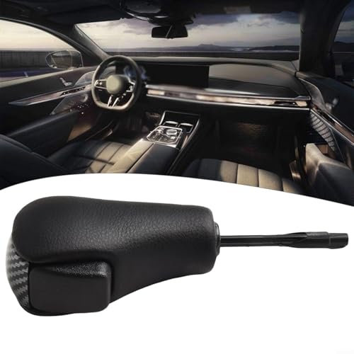 Advokingtap Pomo de palanca de cambios automático de cuero PU para BMW E81 E82 E87 E90 E91 Series