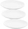 ifundom 3 Piezas Chasis De Maceta De Flores De Cerámica Interior Adentro Bandeja De Plantas Bandeja Platillo Forma Plato De Maceta Exterior Macetas para Plantas De Interior Blanco Cerámica