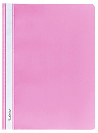 Herlitz Schnellhefter A4, Kunststoff, pink, 10 Stück